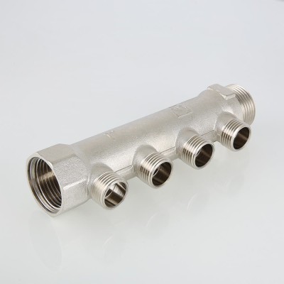 Колектор Valtec із зовнішнім різьбленням 2 вих х1"х1/2" VTc.500.N.0602 Колектор Valtec із зовнішнім різьбленням 2 вих х1"х1/2" VTc.500.N.0602