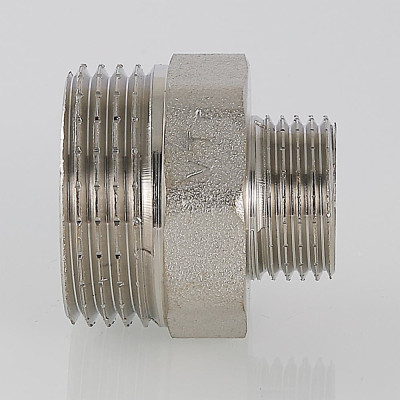 Фітінг різьбовий Valtec ніпель перехідний нар-нар 1 1/2"x1/2" VTr.580.N.0804 Фітінг різьбовий Valtec ніпель перехідний нар-нар 1 1/2"x1/2" VTr.580.N.0804
