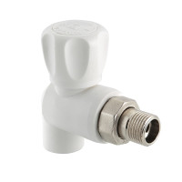 Кран шаровой Valtec радиаторный полипропиленовый угловой 25х3/4" VTp.718.0.02505 Кран шаровой Valtec радиаторный полипропиленовый угловой 25х3/4" VTp.718.0.02505
