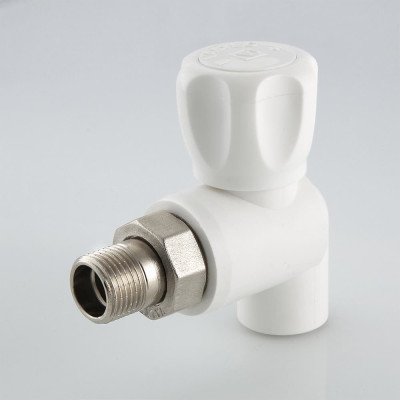 Кран шаровой Valtec радиаторный полипропиленовый угловой 25х3/4" VTp.718.0.02505 Кран шаровой Valtec радиаторный полипропиленовый угловой 25х3/4" VTp.718.0.02505