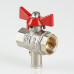 Кран кульовий Valtec для підключення датчика температури вн-вн 1" VT.247.N.06 Кран кульовий Valtec для підключення датчика температури вн-вн 1" VT.247.N.06