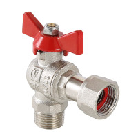 Кран шаровой Valtec угловой с накидной гайкой ВН-НАР 1/2"х1/2" VT.267.N.0404 Кран шаровой Valtec угловой с накидной гайкой ВН-НАР 1/2"х1/2" VT.267.N.0404