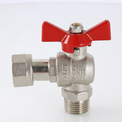 Кран кульовий Valtec кутовий з накидною гайкою ВН-НАР 1/2"x1/2" VT.267.N.0404 Кран кульовий Valtec кутовий з накидною гайкою ВН-НАР 1/2"x1/2" VT.267.N.0404