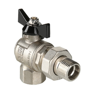 Кран кульовий Valtec посилений кутовий з півсгоном ВН-НАР 1/2" Perfect VT.328.N.04 Кран кульовий Valtec посилений кутовий з півсгоном ВН-НАР 1/2" Perfect VT.328.N.04