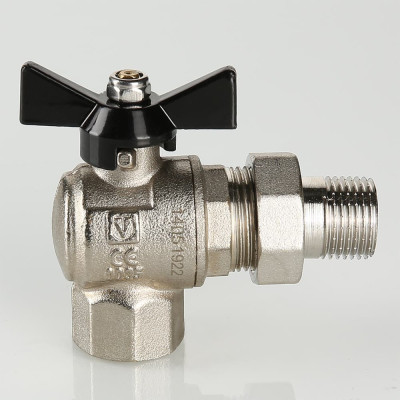 Кран шаровой Valtec усиленный угловой с полусгоном ВН-НАР 1/2" Perfect VT.328.N.04 Кран шаровой Valtec усиленный угловой с полусгоном ВН-НАР 1/2" Perfect VT.328.N.04