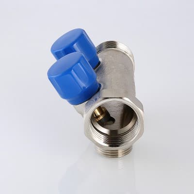 Колектор Valtec з регулюючими вентилями 4 вих х1"x3/4" євроконус VTc.560.NE.060504 Колектор Valtec з регулюючими вентилями 4 вих х1"x3/4" євроконус VTc.560.NE.060504