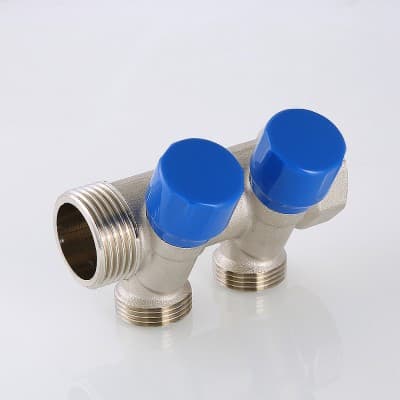 Колектор Valtec з регулюючими вентилями 4 вих х1"x3/4" євроконус VTc.560.NE.060504 Колектор Valtec з регулюючими вентилями 4 вих х1"x3/4" євроконус VTc.560.NE.060504