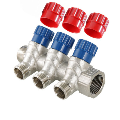 Колектор Valtec з регулюючими вентилями НАР 2 вих х1"х1/2" VTc.560.N.0602