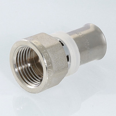 Прес-фітінг Valtec з'єднувач ВН 26х1" VTm.202.N.002606 Прес-фітінг Valtec з'єднувач ВН 26х1" VTm.202.N.002606
