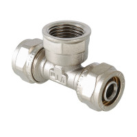 Фітінг обтискний Valtec трійник ВН 20х3/4" VTm.332.N.200520 Фітінг обтискний Valtec трійник ВН 20х3/4" VTm.332.N.200520