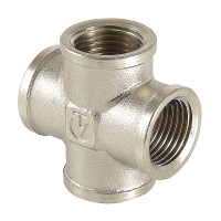 Фитинг резьбовой Valtec крестовина ВН 1/2" VTr.760.N.0004 Фитинг резьбовой Valtec крестовина ВН 1/2" VTr.760.N.0004
