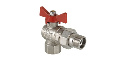 Кран кульовий Valtec кутовий з півсгоном ВН-НАР 3/4" Base VT.228.N.05 Кран кульовий Valtec кутовий з півсгоном ВН-НАР 3/4" Base VT.228.N.05